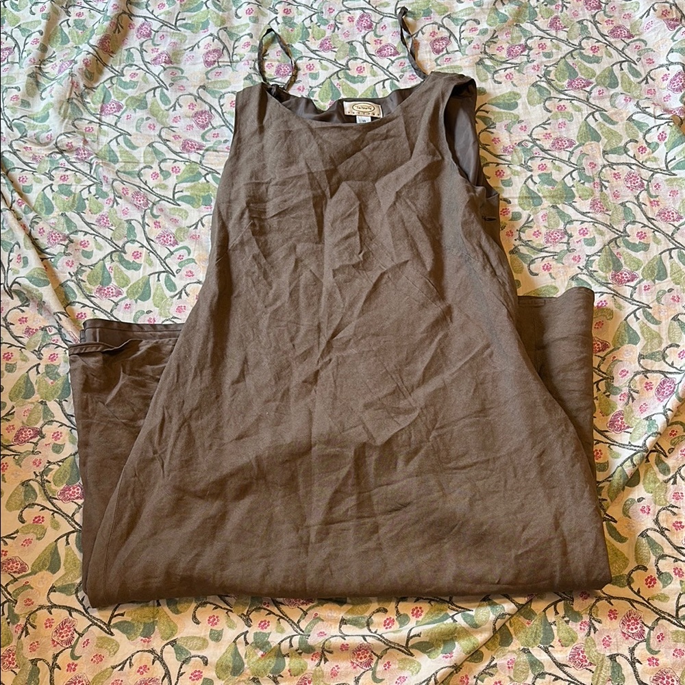 Brown Sleeveless Dress
